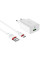 Мережевий зарядний пристрій (зарядка) Borofone BA21A Long journey QC3.0 3A (1USB-A) + кабель USB to Type-C - Білий - фото