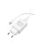Мережевий зарядний пристрій (зарядка) Borofone BA21A Long journey QC3.0 3A (1USB-A) + кабель USB to Type-C - Білий - фото