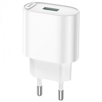 Caricatore da rete Hoco C109A Fighter QC3.0 18W (1USB-A) - White