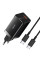 Сетевое зарядное устройство Baseus GaN5 Pro PD65W+QC3.0 (1USB-A/2C)  + кабель Type-C to Type-C (CCGP12020) - Black - фото