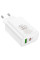 Сетевое зарядное устройство (зарядка) Borofone BN10 Sunlight PD65W (1USB-A/1C) - White - фото
