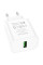 Сетевое зарядное устройство Borofone BA72A Spring QC3.0 (1USB-A) - White - фото