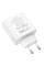 Мережевий зарядний пристрій (зарядка) Hoco C113A Awesome PD65W (1USB-A/1C) - White - фото