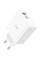 Мережевий зарядний пристрій (зарядка) Hoco C113A Awesome PD65W (1USB-A/1C) - White - фото
