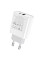 Мережевий зарядний пристрій (зарядка) Hoco C80A Plus Rapido PD20W+QC3.0 (1USB-A/1C) - White - фото