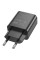 Мережевий зарядний пристрій (зарядка) Borofone BA71A PD20W (1USB-C) - Чорний - фото