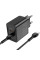 Мережевий зарядний пристрій Hoco N35 Streamer PD45W (2C) + Type-C to Type-C - Black