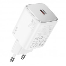 Мережевий зарядний пристрій Hoco N40 Mighty 1C PD20W - White