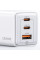 Мережевий зарядний пристрій Usams US-CC180 65W ACC 3 Ports GaN Sandru series - White - фото