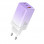 Сетевое зарядное устройство (зарядка) Usams US-CC180 65W ACC 3 Ports GaN Sandru series - Gradient Purple