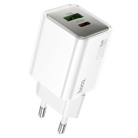 Caricatore da rete Hoco N46 Glorious PD20W+QC3.0 (1USB-A/1C) - White