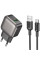 Сетевое зарядное устройство (зарядка) Borofone BAS52A Absolute QC3.0 18W (1USB-A) + кабель USB to Type-C - Black - фото