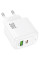 Мережевий зарядний пристрій (зарядка) Hoco CS55A Surplus PD30W+QC3.0 (1USB-A/1C) - White - фото