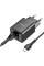 Мережевий зарядний пристрій (зарядка) Hoco N25 Maker (2USB-A) + USB to MicroUSB - Black - фото