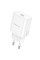 Сетевое зарядное устройство (зарядка) Borofone BA82A Platinum PD25W (1USB-C) - White - фото