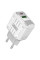 Мережевий зарядний пристрій Hoco C135A Rock PD20W+QC3.0 (1USB-A/1USB-C) - White - фото