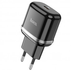 Сетевое зарядное устройство (зарядка) Hoco N24 Victorius PD20W (1USB-C) - Black