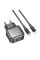 Мережевий зарядний пристрій (зарядка) Borofone BAS53A Absolute PD20W (1USB-C) + кабель Type-C to Lightning - Black - фото