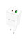 Мережевий зарядний пристрій (зарядка) Borofone BN7 PD20W+QC3.0 (1USB-A/1C) - White - фото