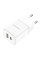 Мережевий зарядний пристрій (зарядка) Borofone BN7 PD20W+QC3.0 (1USB-A/1C) - White - фото