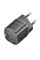 Мережевий зарядний пристрій (зарядка) Borofone BN17 Sunlight PD20W+QC3.0 (1USB-A/1C) - Transparent black - фото