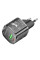 Мережевий зарядний пристрій (зарядка) Borofone BN17 Sunlight PD20W+QC3.0 (1USB-A/1C) - Transparent black - фото