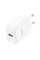 Сетевое зарядное устройство (зарядка) Hoco C140A Smart QC3.0 (1USB/3A) - White - фото