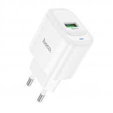 Сетевое зарядное устройство (зарядка) Hoco C140A Smart QC3.0 (1USB/3A) - White