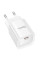 Мережевий зарядний пристрій (зарядка) Hoco C146A Charm PD20W (1USB-C) - White - фото