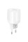 Сетевое зарядное устройство (зарядка) Borofone BA93A Lustrous PD20W+QC3.0 (1USB-A/1C) - White - фото