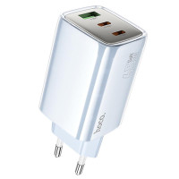 Caricatore da rete Hoco N49 Glorious PD65W (1USB-A/2C) - Blue