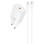 Caricatore da rete Hoco N60 Gentle PD20W (1USB-C) + cavo Type-C to Type-C - White
