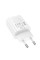 Мережевий зарядний пристрій (зарядка) Hoco N63 Gentle PD30W+QC3.0 (1USB-A/1C) + кабель Type-C to Type-C - White - фото