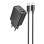 Сетевое зарядное устройство (зарядка) Hoco N63 Gentle PD30W+QC3.0 (1USB-A/1C) + кабель Type-C to Type-C - Black