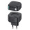 Сетевое зарядное устройство Usams US-CC202 GaN With Type-C Magnetic Retractable Cable Module XMF Ser. 35W (2USB-C) - Black