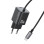 Сетевое зарядное устройство Usams US-CC261 GaN JC Ser. 20W (2USB-C) + кабель Type-C to Type-C - Black