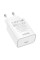 Мережевий зарядний пристрій (зарядка) Hoco C143A Benefit PD20W (1USB-C) - White - фото