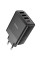 Мережевий зарядний пристрій (зарядка) Hoco C127A Intelligent PD45W (3USB-A/1C) - Black - фото