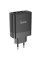 Мережевий зарядний пристрій (зарядка) Hoco C127A Intelligent PD45W (3USB-A/1C) - Black - фото