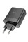 Мережевий зарядний пристрій (зарядка) Hoco C127A Intelligent PD45W (3USB-A/1C) - Black - фото