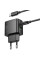 Мережевий зарядний пристрій (зарядка) Hoco CS61A Bright PD30W+QC3.0 (1USB-A/1C) + кабель Type-C to Type-C - Black - фото