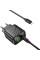 Сетевое зарядное устройство (зарядка) Hoco CS25A Rico PD20W+QC3.0 (1USB-A/1C) + кабель Type-C to Lightning - Black - фото