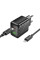 Сетевое зарядное устройство (зарядка) Hoco CS25A Rico PD20W+QC3.0 (1USB-A/1C) + кабель Type-C to Lightning - Black - фото