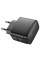 Мережевий зарядний пристрій (зарядка) Hoco CS61A Bright PD30W+QC3.0 (1USB-A/1C) - Black - фото