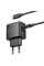 Мережевий зарядний пристрій (зарядка) Hoco CS61A Bright PD30W+QC3.0 (1USB-A/1C) + кабель Type-C to Lightning - Black - фото