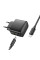 Мережевий зарядний пристрій (зарядка) Hoco CS61A Bright PD30W+QC3.0 (1USB-A/1C) + кабель Type-C to Lightning - Black - фото