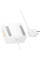 Удлинитель Hoco AC28 Descanso (PD45W/1C/3A/2xSocket) (2m) - White - фото