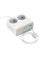 Удлинитель Hoco AC28 Descanso (PD45W/1C/3A/2xSocket) (2m) - White - фото