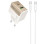 Caricatore da rete Hoco CS73A Star Speed PD30W+QC3.0 (1USB-A/1C) + cavo Type-C to Type-C - White