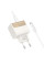 Сетевое зарядное устройство (зарядка) Hoco CS73A Star Speed PD30W+QC3.0 (1USB-A/1C) + кабель Type-C to Type-C - White - фото
